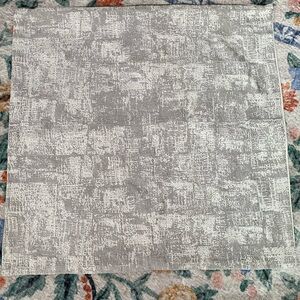 Caldeira Silver Grey Large Accent Pillow Cover